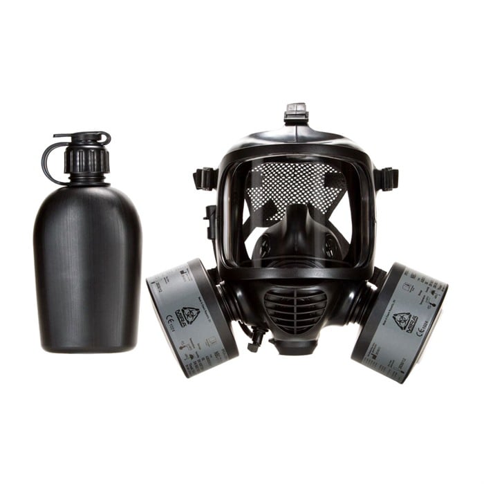 MIRA SAFETY - CM-6M TACTICAL GAS MASK - FULL FACE RESPIRATOR WITH DRINK SYSTEM