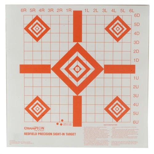 CHAMPION TARGETS - REDFIELD SIGHT-IN TARGETS