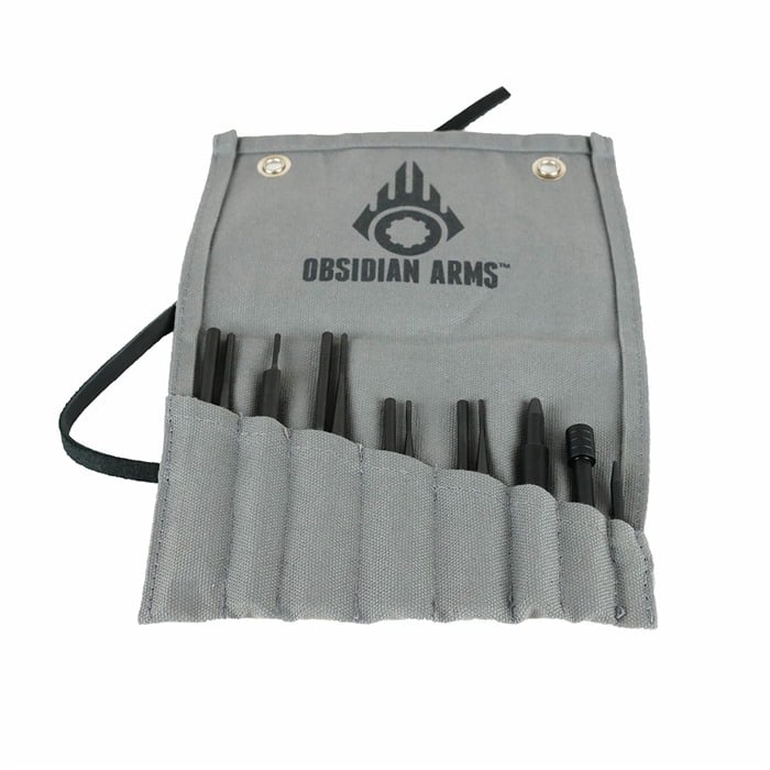 OBSIDIAN ARMS - AR-15 COMPLETE ARMORER'S 12-PIECE PUNCH SET