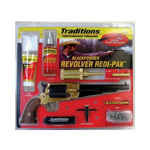 TRADITIONS - Traditions 1858 Army Redi-Pack .44 Cal 8" Blued Octagon Barrel