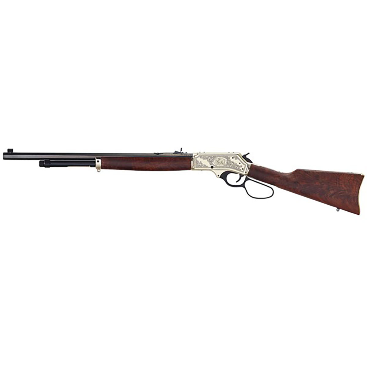 HENRY REPEATING ARMS - BRASS WILDLIFE EDITION 30-30 WINCHESTER LEVER ACTION RIFLE