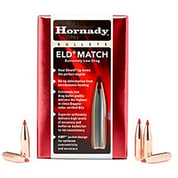 HORNADY - ELD MATCH 6.5MM (0.264") POLYMER TIPPED BOATTAIL RIFLE BULLETS HORNADY - ELD MATCH 6.5MM (0.264") POLYMER TIPPED BOATTAIL RIFLE BULLETS