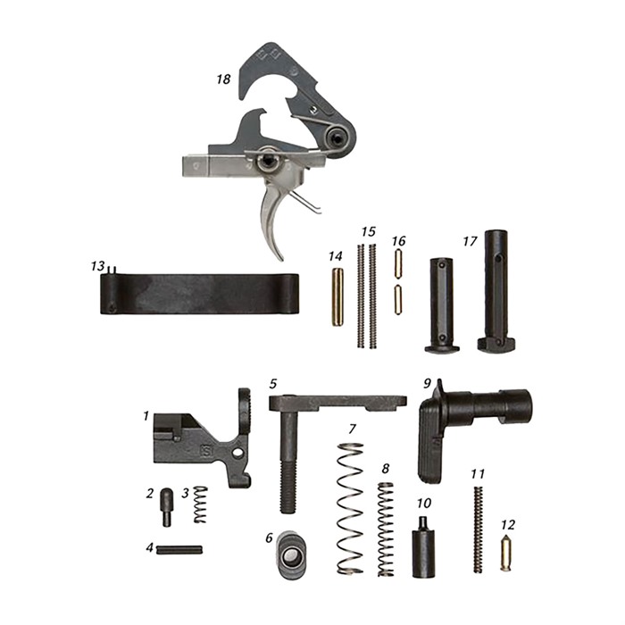 ALG DEFENSE - AR-15 LOWER PARTS KIT W/ ACT TRIGGER