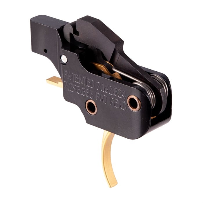 AMERICAN TRIGGER CORPORATION - AR-15 AR GOLD TRIGGER CURVED