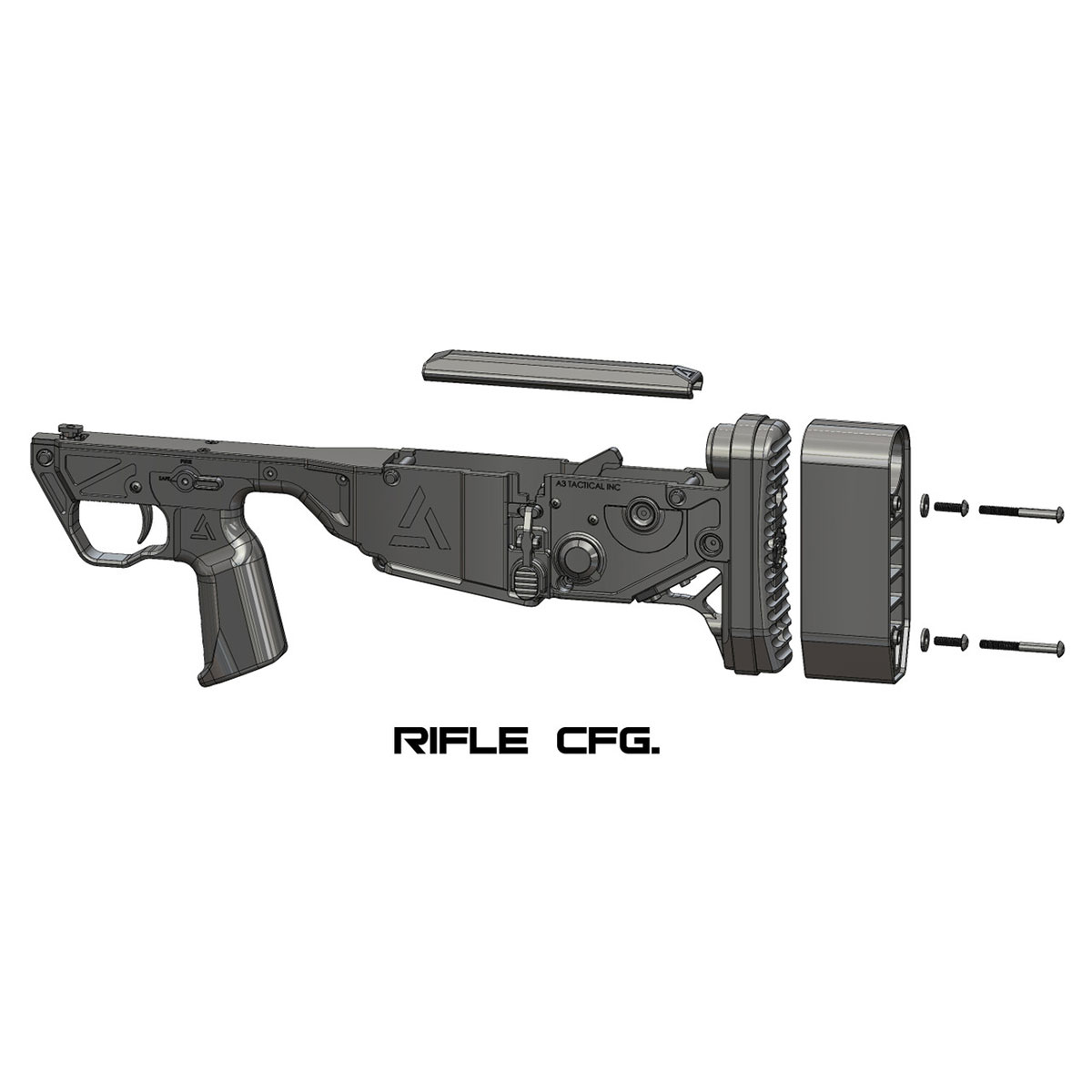 A3 TACTICAL - TRIAD BULLPUP CHASSIS FOR BRN-180 UPPER RECEIVER RIFLE