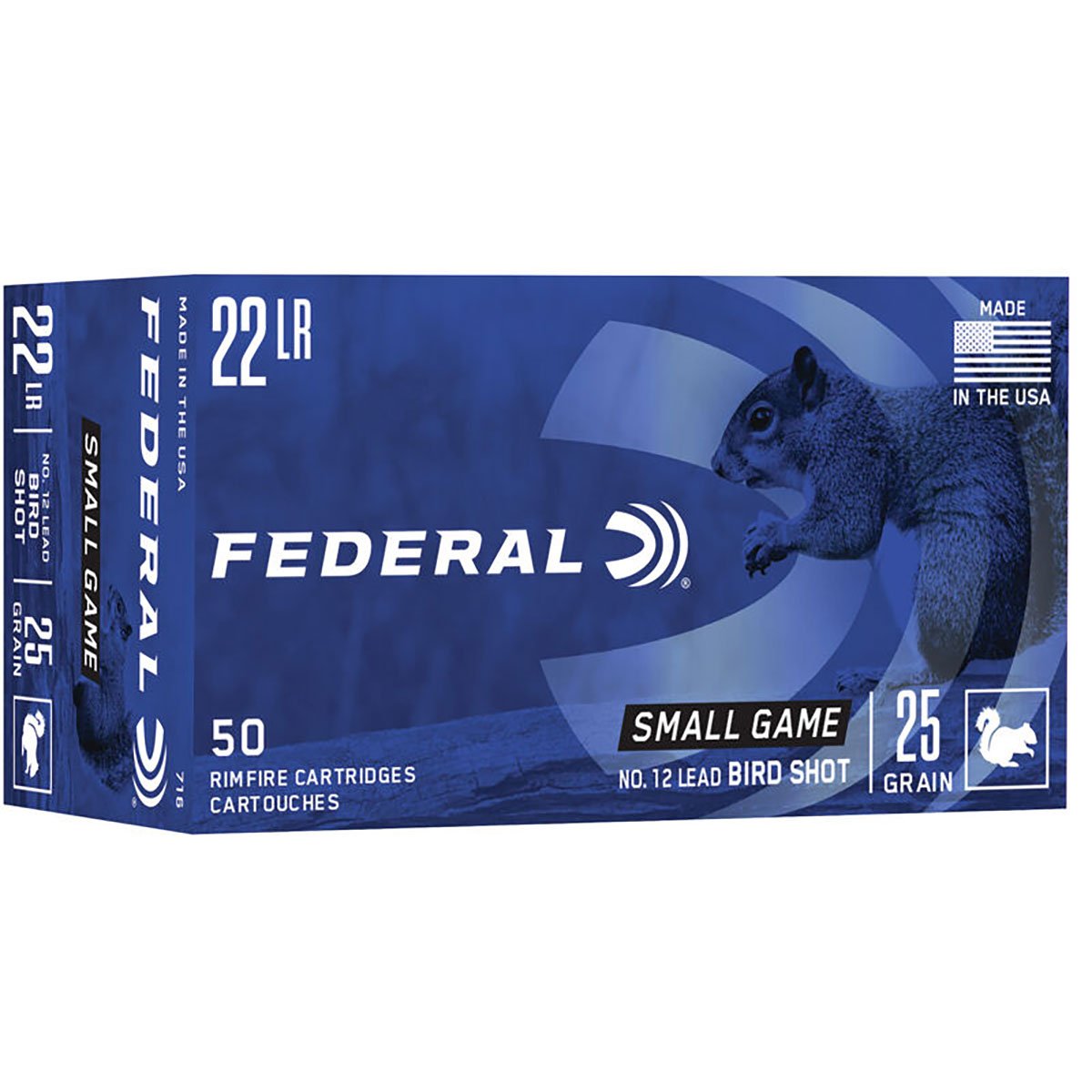 FEDERAL - SMALL GAME 22 LONG RIFLE RIMFIRE AMMO
