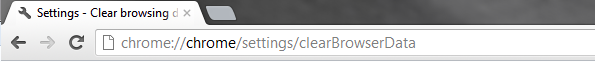 image of deleting browsing history in Chrome