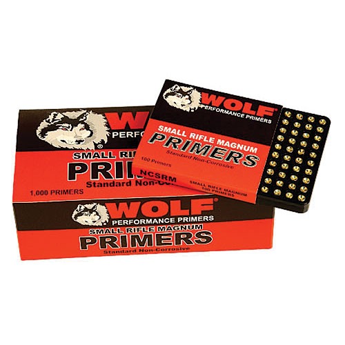 Wolf Small Pistol Primers - 1000