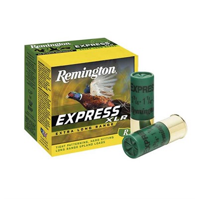 Remington Express Xlr Ammo 12 Gauge 2 3 4 1 1 4 Oz 5 Shot 12 Gauge 2 3 4 1 1 4 Oz 5 Shot 25 Box