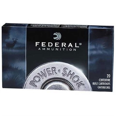 Federal Power Shok Ammo 7mm Remington Magnum 150gr Sp 7mm Remington Magnum 150gr Soft Point 20 Box