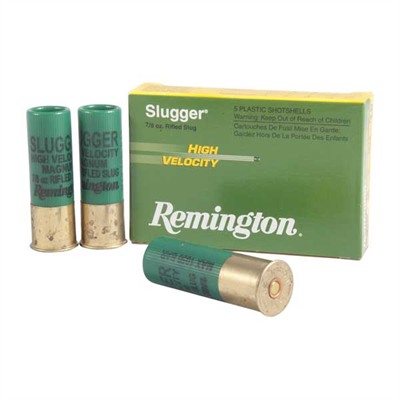 Remington Sabot Slugger Hv Ammo 12 Gauge 3 7 8 Oz Rifled Slug 12 Gauge 3 7 8 Oz Rifled Slug 5 Box