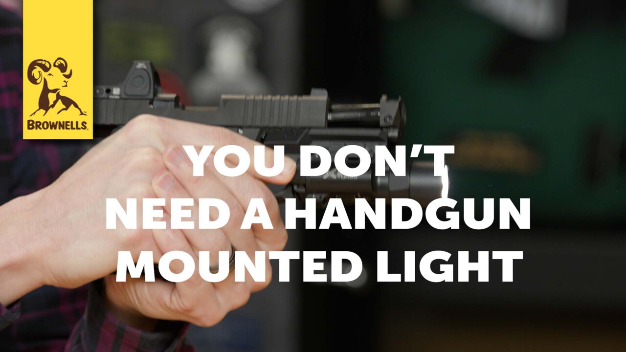 SmythBuster: You Don't Need a Handgun Light
