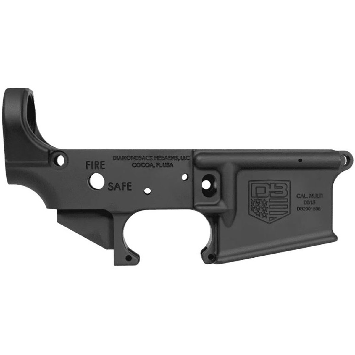 DIAMONDBACK - DB15 MULTI CALIBER STRIPPED LOWER RECEIVER FOR AR-15