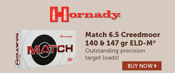 Hornady 6.5 140 & 147 Match Ammo