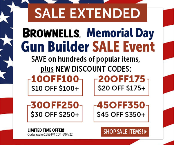 Memorial Day Gun Builder SALE Event EXTENDED