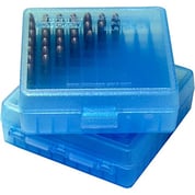 MTM - Ammo Box 100 Round Flip Top Mech. Hinge Bullet Up .22 Clr