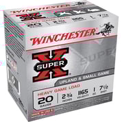 WINCHESTER - SUPER-X 20 GAUGE 2-3/4" #7.5 SHOT SHOTGUN AMMO