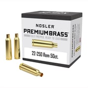 NOSLER, INC. - 22-250 REMINGTON PREMIUM BRASS