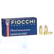 FIOCCHI AMMUNITION - Fiocchi Shooting Dynamics 38 Super Auto 129gr FMJ 50/bx