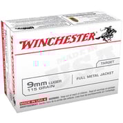 WINCHESTER - Winchester USA 9mm 115gr FMJ Value Pack 100/bx