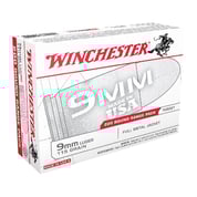 WINCHESTER - USA WHITE BOX 9MM LUGER FMJ HANDGUN AMMO