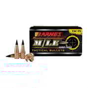 BARNES BULLETS - TAC-TX 30 CAL (0.308") M/LE BOAT TAIL RIFLE BULLETS