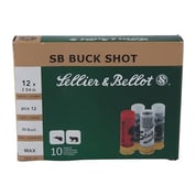 SELLIER & BELLOT - Sellier & Bellot 12Ga 2-3/4 1-1/8oz #1 Buck 12 Pellets 25/bx