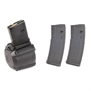 MAGPUL - PMAG D-60 5.56 NATO 60RD DRUM W/2 PACK 30RD MAGAZINES FOR AR-15