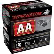 WINCHESTER - AA SPORTING CLAYS 12 GAUGE 2-3/4" #8 SHOT SHOTGUN AMMO