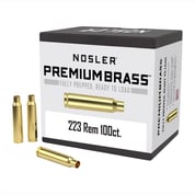 NOSLER, INC. - 223 REMINGTON PREMIUM BRASS
