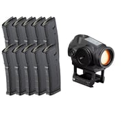 BROWNELLS BUNDLES - 10x GEN 2 PMAG WITH VORTEX SPARC SOLAR RED DOT