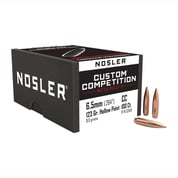NOSLER, INC. - CUSTOM COMPETITION 6.5MM (0.264") HPBT RIFLE BULLETS