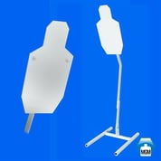 MGM TARGETS - TAC BC-C ZONE® WITH ARMOR PLATE POST & TUBE BASE STEEL TARGET