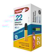 AGUILA - SUBSONIC LEAD SOLID POINT 22LR AMMO