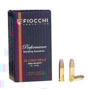 FIOCCHI AMMUNITION - FIOCCHI AMMO 22 LONG RIFLE 38 1250 50RDS