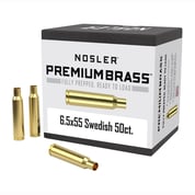 NOSLER, INC. - 6.5X55MM SWEDISH MAUSER PREMIUM BRASS
