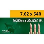 SELLIER & BELLOT - 7.62X54MM RIMMED RUSSIAN 174GR HPBT AMMO