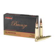 PMC AMMUNITION, INC. - BRONZE 308 WINCHESTER FULL METAL JACKET BOAT TAIL RIFLE AMMO