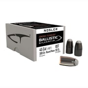 NOSLER, INC. - BALLISTIC SILVERTIP 45 CALIBER (0.458") ROUND NOSE BULLETS