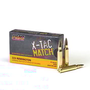 PMC AMMUNITION, INC. - X-TAC MATCH 223 REMINGTON RIFLE AMMO