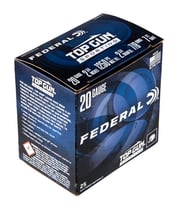 FEDERAL - TOP GUN 20 GAUGE 2-3/4" #7.5 SHOT SHOTGUN AMMO