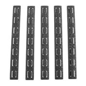 BRAVO COMPANY - AR-15 KEYMOD RAIL PANEL KIT 5-PACK RUBBER