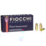 FIOCCHI AMMUNITION - Fiocchi Shooting Dynamics 9mm 158gr FMJ-Subsonic 50/bx