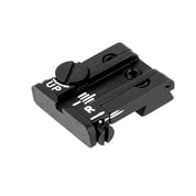 L.P.A. SIGHTS - COLT BLACK SERRATED ADJUSTABLE REAR SIGHT