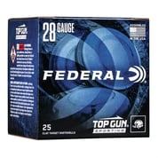 FEDERAL - TOP GUN 28 GAUGE 2-3/4" #8 SHOT SHOTGUN AMMO