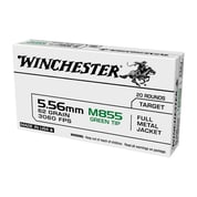 WINCHESTER - USA WHITE BOX M855 GREEN TIP 5.56MM RIFLE AMMO