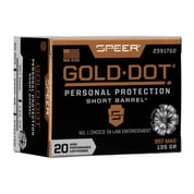 SPEER - GOLD DOT SHORT BARREL 357 MAGNUM AMMO