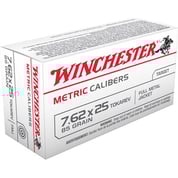 WINCHESTER - USA WHITE BOX 7.62X25MM TOKAREV HANDGUN AMMO