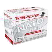 WINCHESTER - WINCHESTER 9MM NATO 124GR FMJ 150RD VA WINCHESTER - WINCHESTER 9MM NATO 124GR FMJ 150RD VA