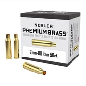 NOSLER, INC. - 7MM-08 REMINGTON PREMIUM BRASS